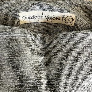 Grey Ankle Length Outdoor Voices Leggings
